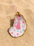 Hand-Painted Oyster Shell Ornament